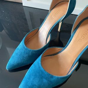 Vince blue heels size 8.5